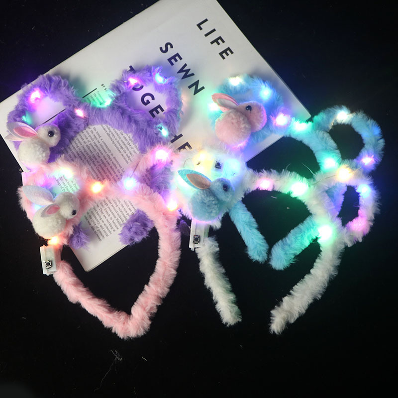 Brillante zorro orejas cinturón de cabello lámpara ángel cinturón de cabello super inmortal cinturón de cabello red rojo lindo gato orejas tocado plumas conejo