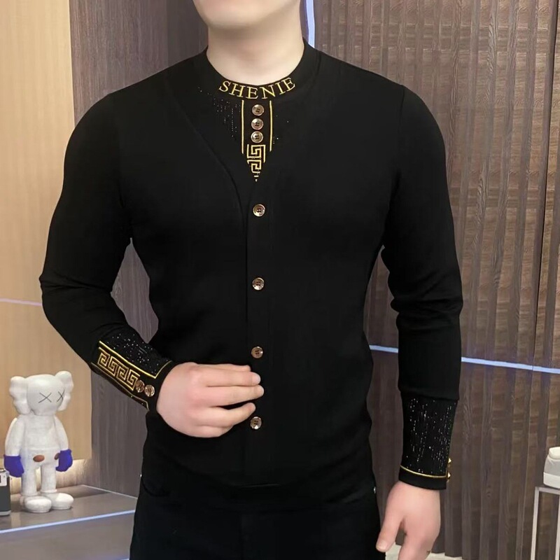 立襟氷糸半袖tシャツ男性青年潮牌半ファスナーが冷えています。|undefined