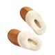 Keke Winter fleece-lined Thick Cotton Slippers Women's Non-slip Warm Wearing Household Slippers Winter Indoor Home Cotton Slippers