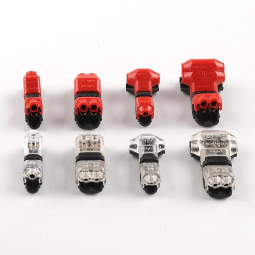 T-type H-type single and double line splicing connector, spliceless rapid wiring, wire card, line pet pressing type