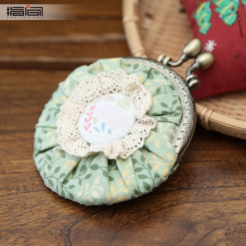 Bolsa de oro de boca de encaje-Mago de Oz ~ Verde (producto no terminado) + 8,5 boca de oro