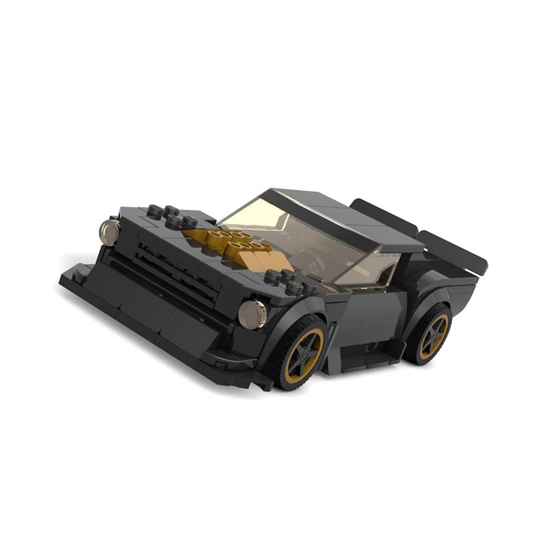 MOC building blocks compatible with Lego 73012 muscle Car Car No1 speed champion boy assembled building blocks racing Car MOC building blocks compatible with Lego 73012 muscle Car Car No1 speed champion boy assembled building blocks racing Car