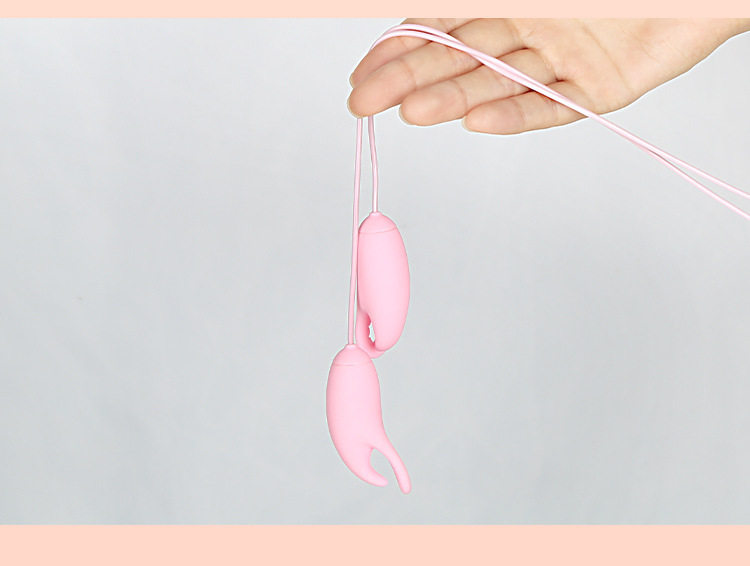 Remote-Controlled Vibrating Breast and Nipple Massager, Silicone, Pink, USB Rechargeable — detail image 40
