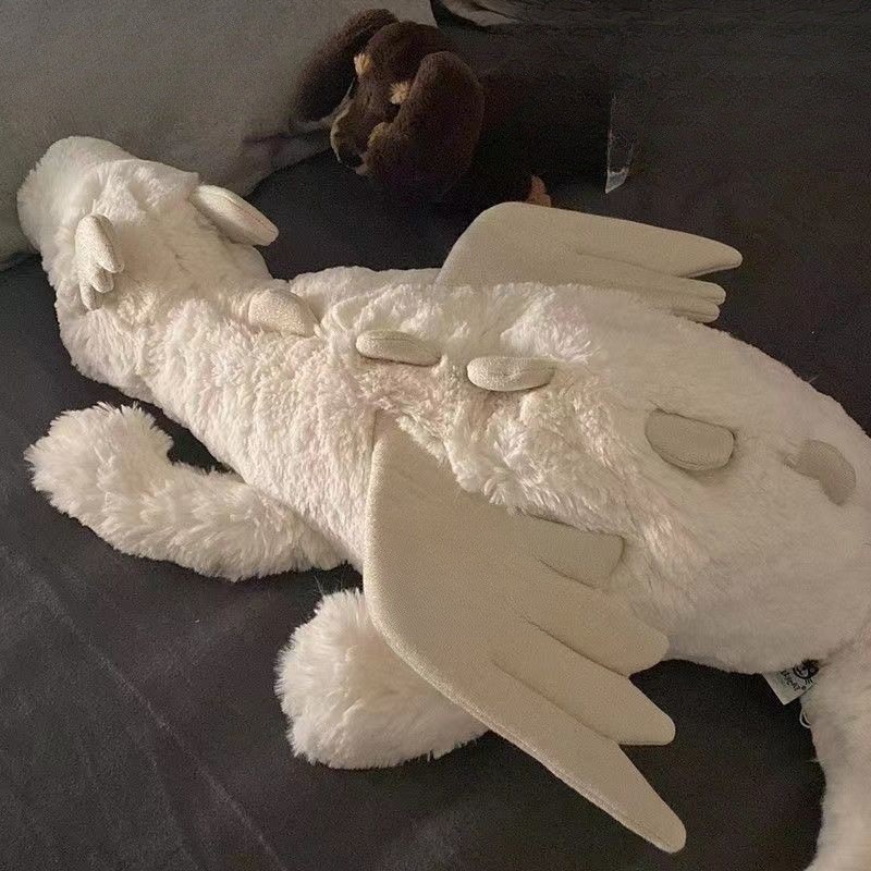 Dragão de Neve Extra Grande 88cm / Modelo completo com três padrões (siga a coleção para receber um saco de pó)