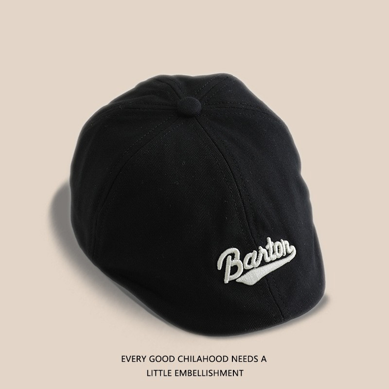 Sombreros para bebés coreanos primavera y otoño delgados estilo extranjero boina versátil para niños sombreros de boca de pato para niñas sombreros de verano hacia adelante