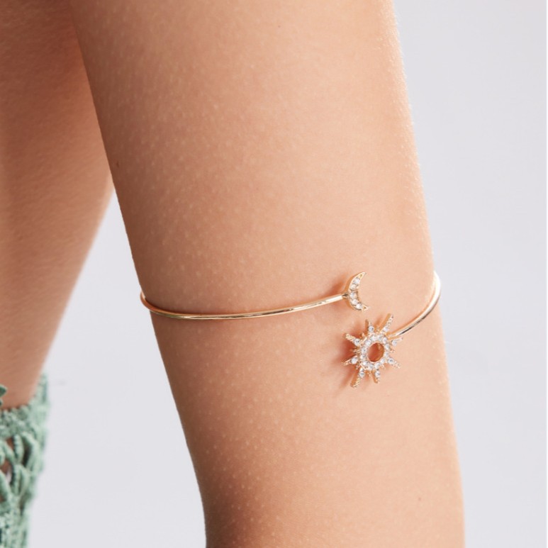 欧米のクロスボーダーにジルコンを入れて、ブレスレットを開けます。