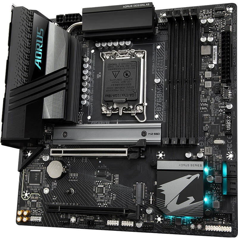 Игровая материнская плата E-sports B760M AORUS Pro, подходит для Intel B760 LGA1700