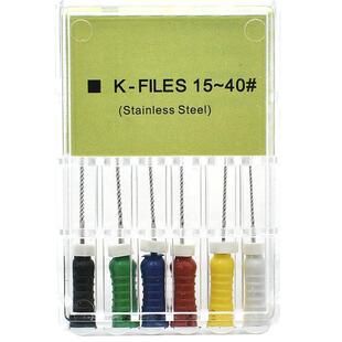 牙科材料不锈钢k锉手动根管锉K型螺纹扩大针可高温口腔工具耗材-阿里巴巴