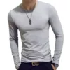 Round neck gray