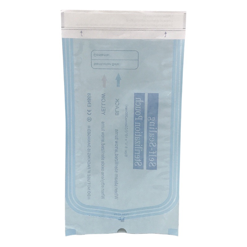 Bolsa de desinfección de uñas desechable bolsa autosellante eliminación de uñas pulido polvo cepillo piel muerta tijeras herramienta almacenamiento embalaje resistente a altas temperaturas