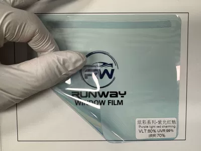 Automotive Film tint film, including imperial purple, blue - purple-purple-light-red-charm