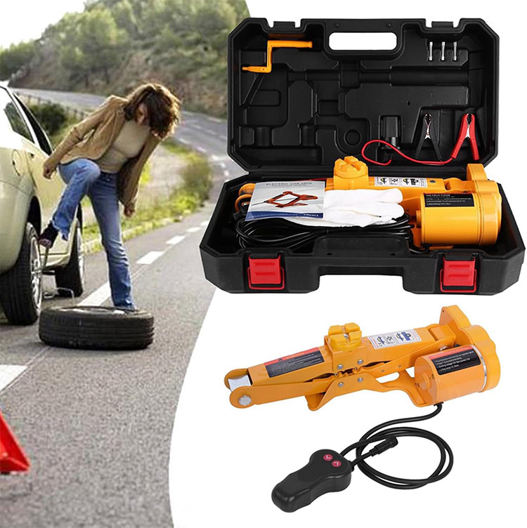 Scissor-Type Vehicle-Mounted 0kg Ton 12V Electric 2t Load-Bearing Cross-Border Export 12V Electric 0kg Ton