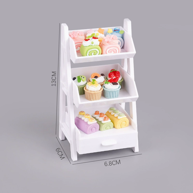 Маленькая семейная реалистичная игрушка, кукольный домик десерт