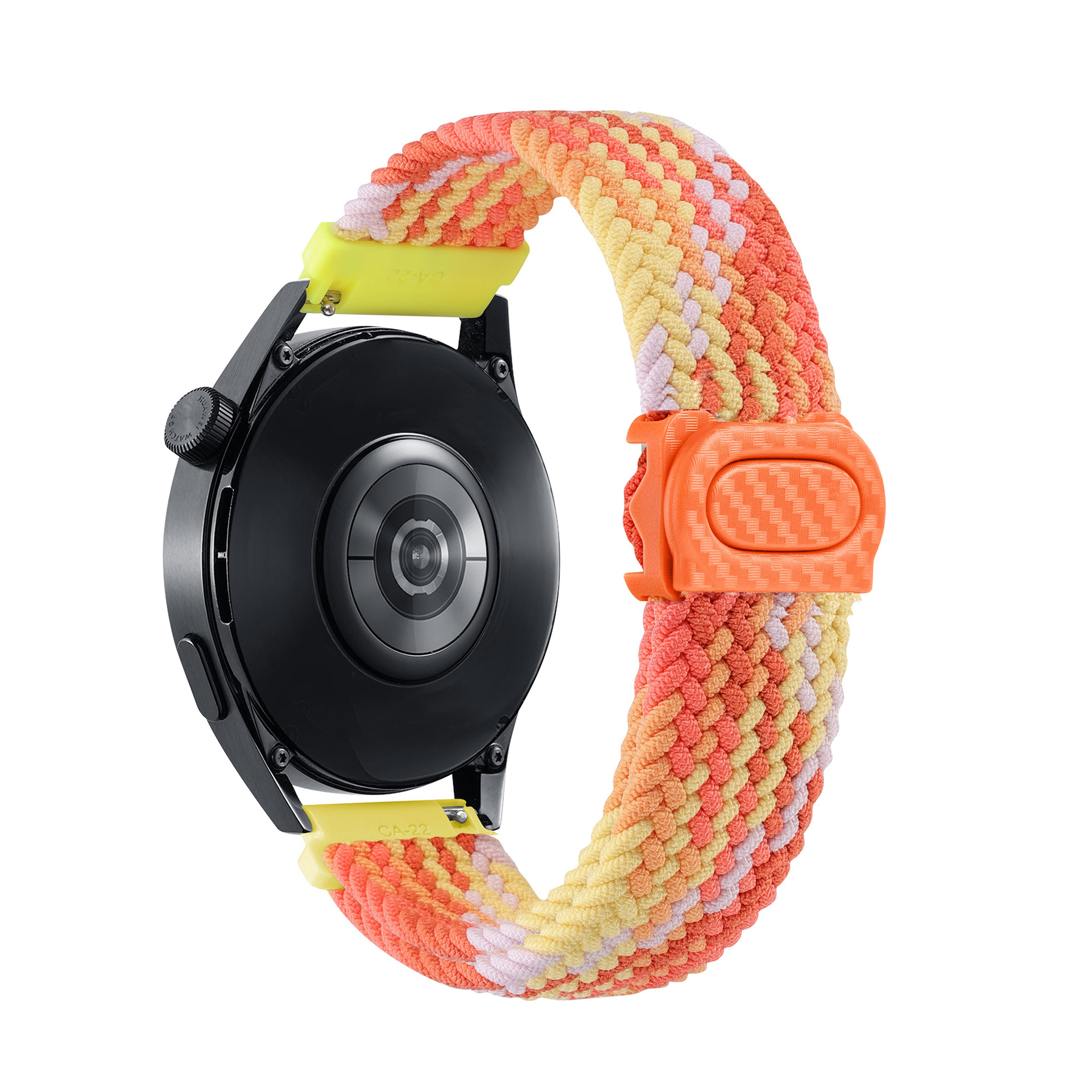 It is suitable for the carbon fiber texture snap braided strap of Samsung watch4657 and the strap of Huawei watch GT345 undefined
