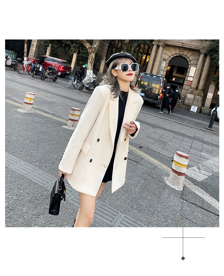 British Style Women's Blazer Jacket High-end Casual Fashion Coat_voghion.com