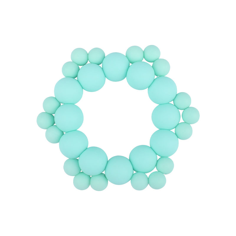 INS estilo nuevo bebé suministros joyería de silicona bebé molar teether bebé calmante teether stick diente Shaper teether