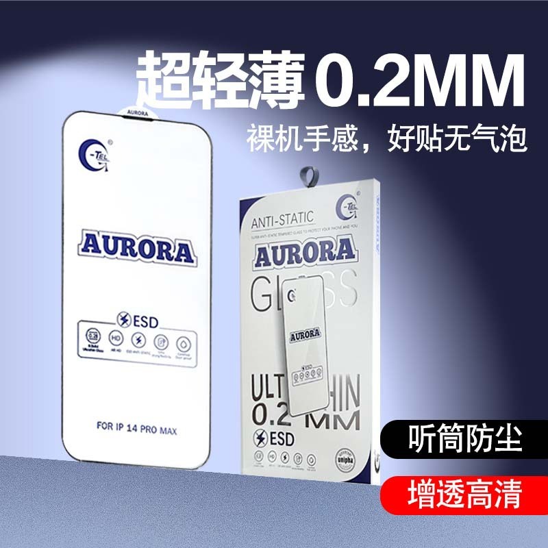 携帯電話の膜はアップルの15最新のiphone14proの超薄型の13promax防爆防指紋強化膜を適用します。|undefined