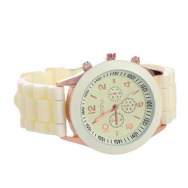 Silicone fashionable men's watch for men and women