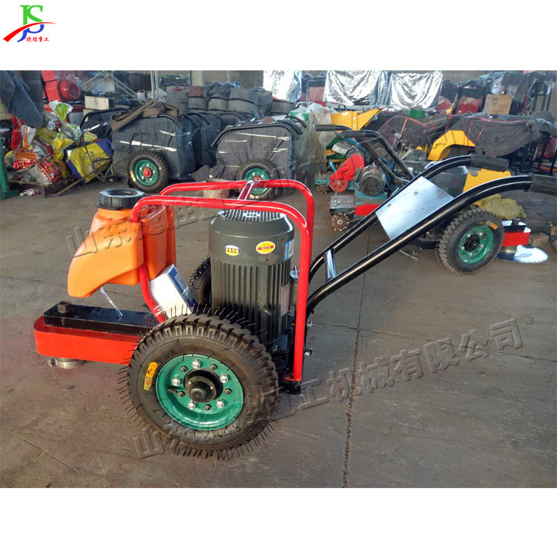 Máquina de corte de pila de tierra tipo 600 empuje manual Equipo de corte de pila de carretera construcción ferroviaria máquina de corte de pila de tubería de cemento