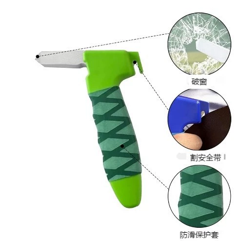 Автомобильный подлокотник Трансграничный взрывной продукт цветной портативный подлокотник HOT три в одном автомобильный инструмент многофункциональный защитный молоток