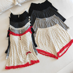 莫代爾睡衣女士夏季吊帶短褲兩件套新款高級感純欲風帶胸墊家居服