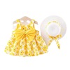 Summer children's skirt girl's, dress with bow, children's clothing, wholesale