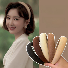 復古海綿發箍女感壓發洗臉發卡頭飾網紅2022年新款高顱頂頭箍髮飾