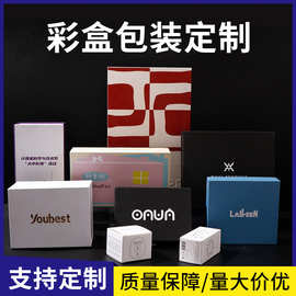 厂家白卡瓦楞天地盖开窗浮雕烫金UV特硬包装盒烫金印刷logo小批量