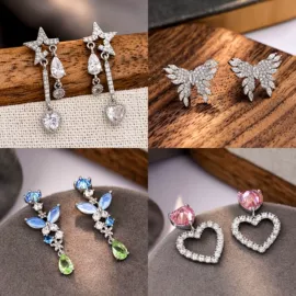 耳钉;耳环;耳夹