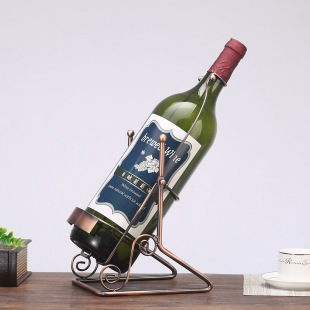 Simple 5 liter wine rack European style 3 liter wine rack iron wine bottle rack wine rack 3L5L