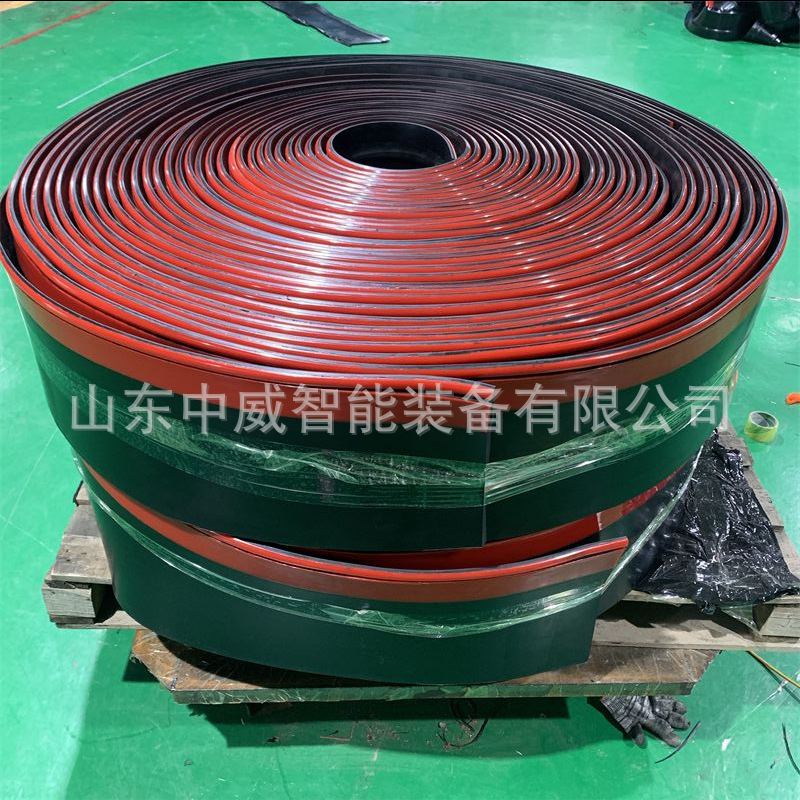 煤矿用Y型防溢裙板 输送带导料槽挡煤皮 双密封阻燃耐磨防溢裙板