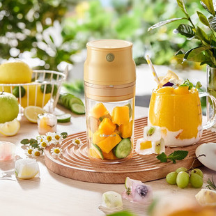 Bear Wireless Portable Juicer Rechargeable Long Endurance Household Small Cuisine Mixer Cup Fruit Cup