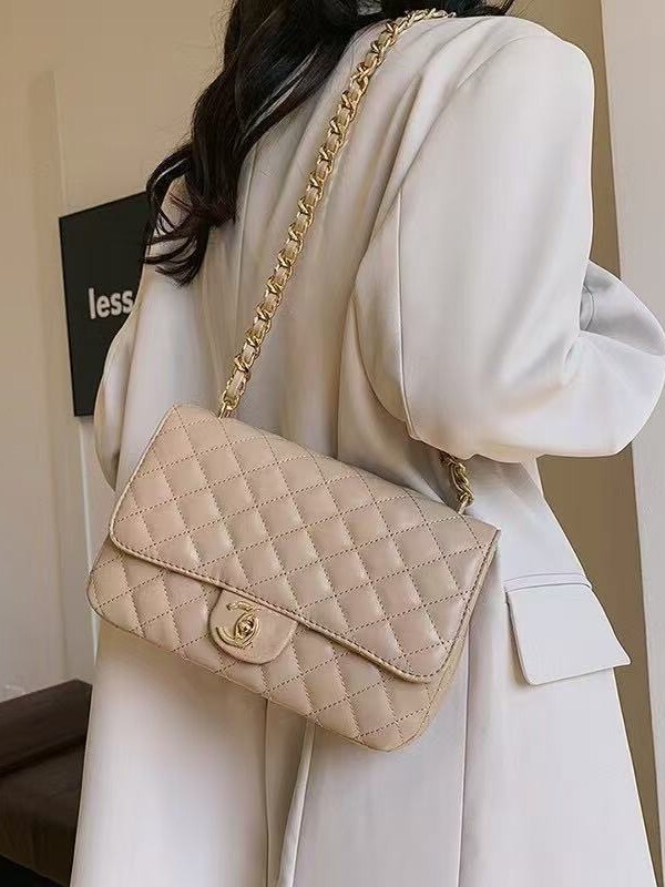 包包2025春季新款链条小方包时尚菱格bags女包斜挎单肩锁扣小香风|undefined