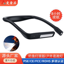 跨境专供强光钓鱼灯夜钓USB充电长效续航户外露营照明可调光头灯