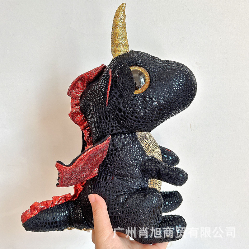 25CM 큰 눈 봉제 장난감 개 타조 표범 공룡 너구리 토끼 타조 눈사람 어린이 크리스마스 선물