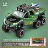 Truck, car model, modified SUV, realistic alloy car, transport for boys, scale 1:28, shock absorber