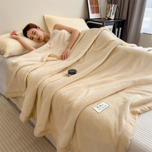 牛奶绒双面毛毯法莱绒云貂绒午休毯四季毯盖毯批发柔软定制
