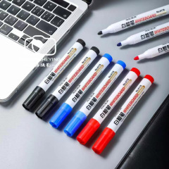 Erasable whiteboard markers water-based black red blue blackboard pens writing pens office logistics teachers children's colored pens