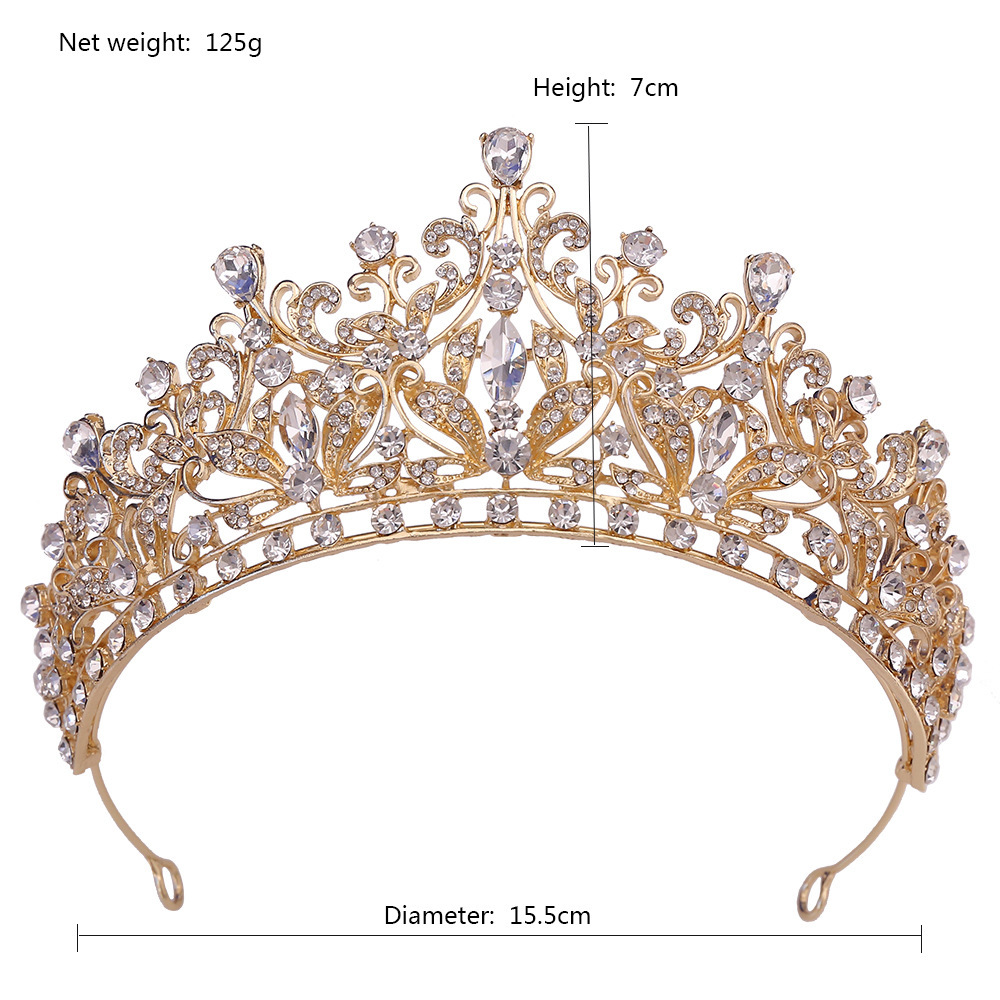 新娘水钻项链皇冠