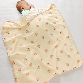 婴童毛浴巾;抱被抱毯;围嘴围兜