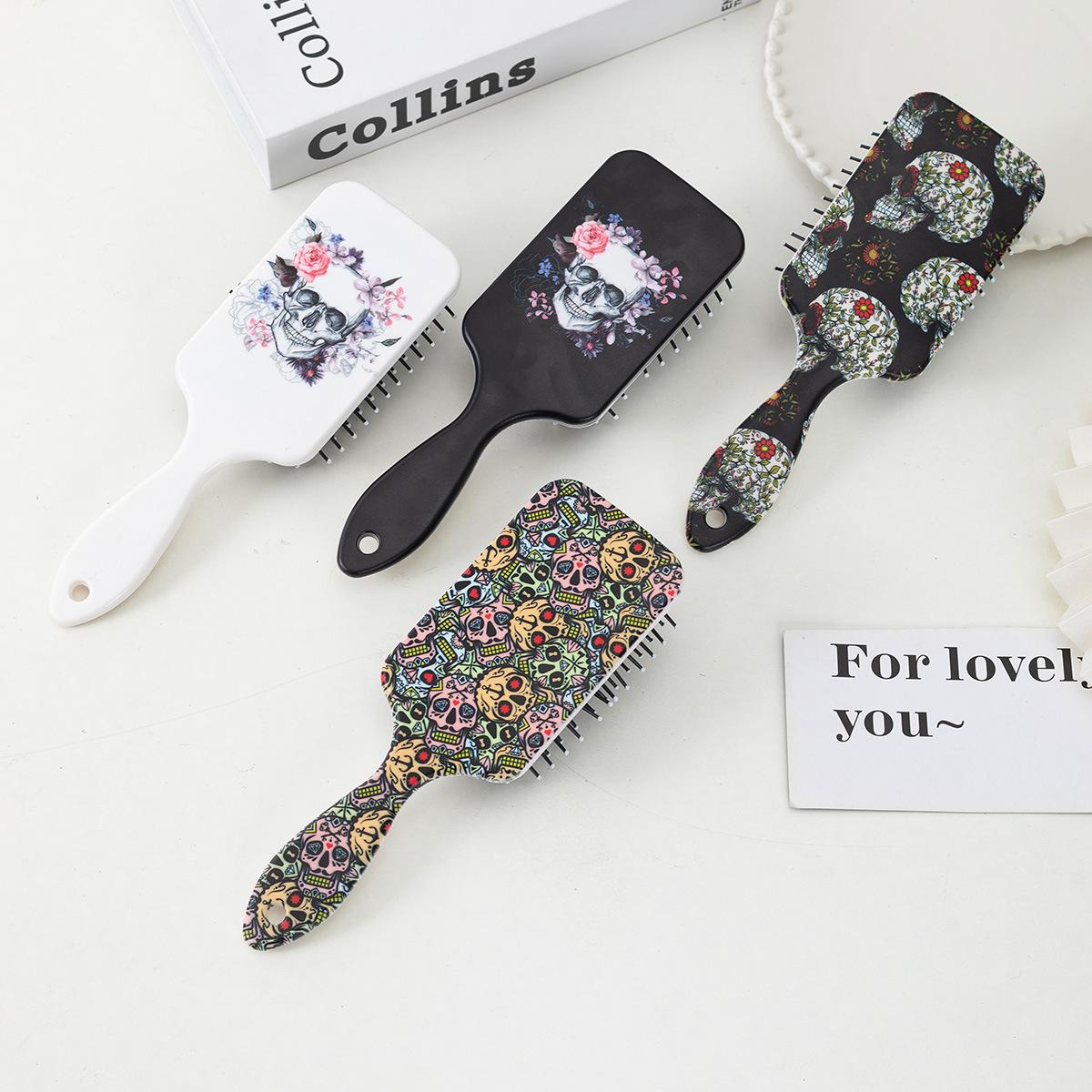 Simple Style Classic Style Commute Skull Plastic Hair Comb 1 Piece display picture 8