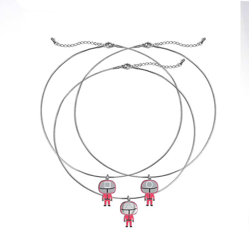 Moda coreana moda infantil de dibujos animados COLLAR COLGANTE DE LOS NIÑOS joyería