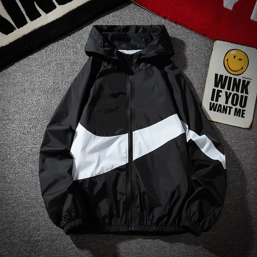 Autumn Couple Sports Top Women's New Ladies Short Jacket Outerwear Fashion Korean Spring and Autumn Windbreaker Coat Trendy