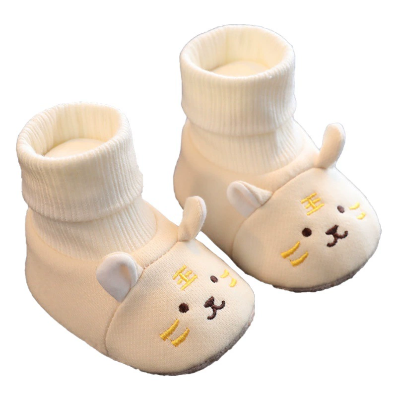 Детская обувь и носки Голова тигра Весна и осень Мягкая подошва для мальчиков и девочек Обувь для новорожденных 379 месяцев От 0 до 1 года Тканевая обувь Анти-зима