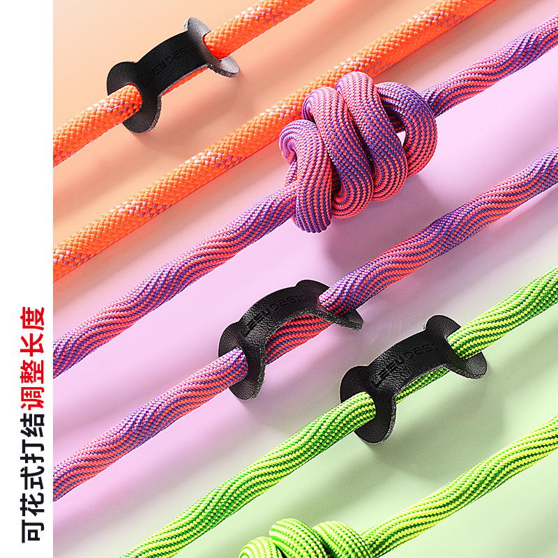 Cordón de teléfono móvil al por mayor crossbody ajustable avanzado Halter muñeca tejida Sling back clip caja del teléfono móvil correa de cordón