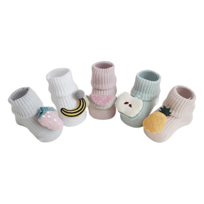 Nuevos calcetines para bebés primavera y verano algodón peinado boca suelta pies no apretados calcetines para bebés recién nacidos Calcetines antideslizantes para niños pequeños