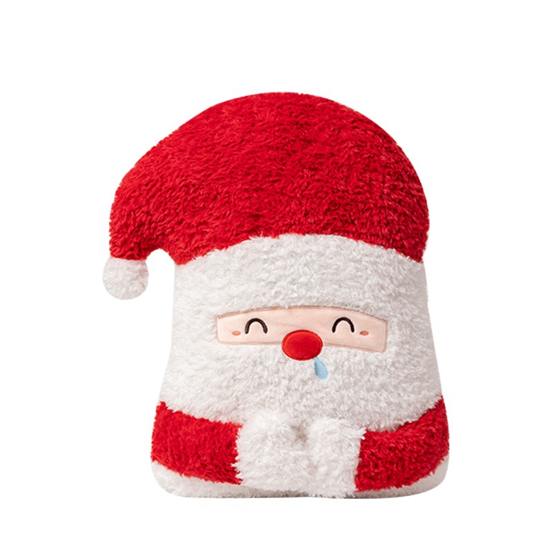 Decoración de Navidad árbol Santa muñeco de nieve alce Gingerbread hombre sofá almohada muñeca de la sala de estar regalo