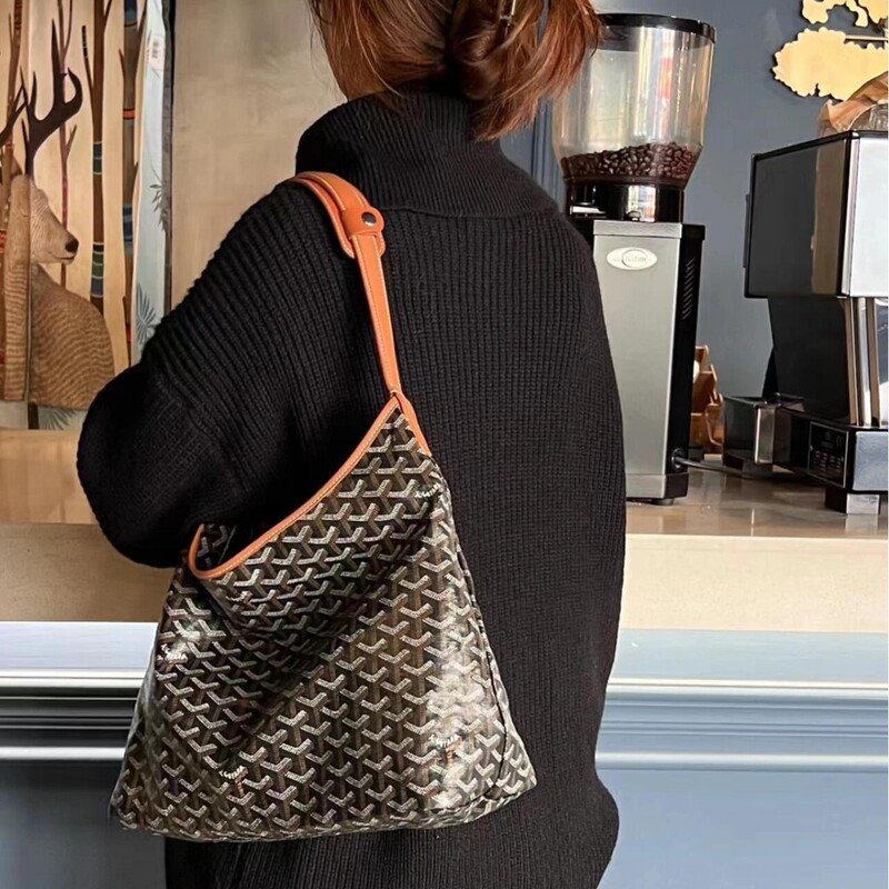 Goya Hobo Dog Tooth Bag Armpit High-End Large-Capacity Tote Bag Lightweight Commuter Travel Shoulder Bag Shopping Bag Goya Hobo Dog Tooth Bag Armpit High-End Large-Capacity Tote Bag Lightweight Commuter Travel Shoulder Bag Shopping Bag