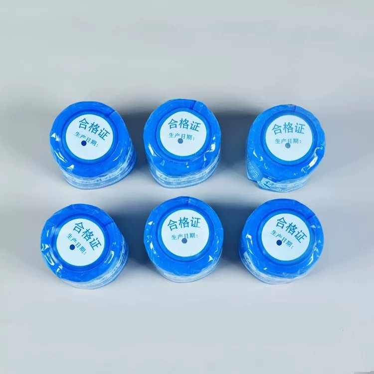 Película de sellado térmico en stock Película de sellado térmico en barril de agua sellado completo Película de sellado térmico etiqueta de plástico Película de sellado de barril de agua pura