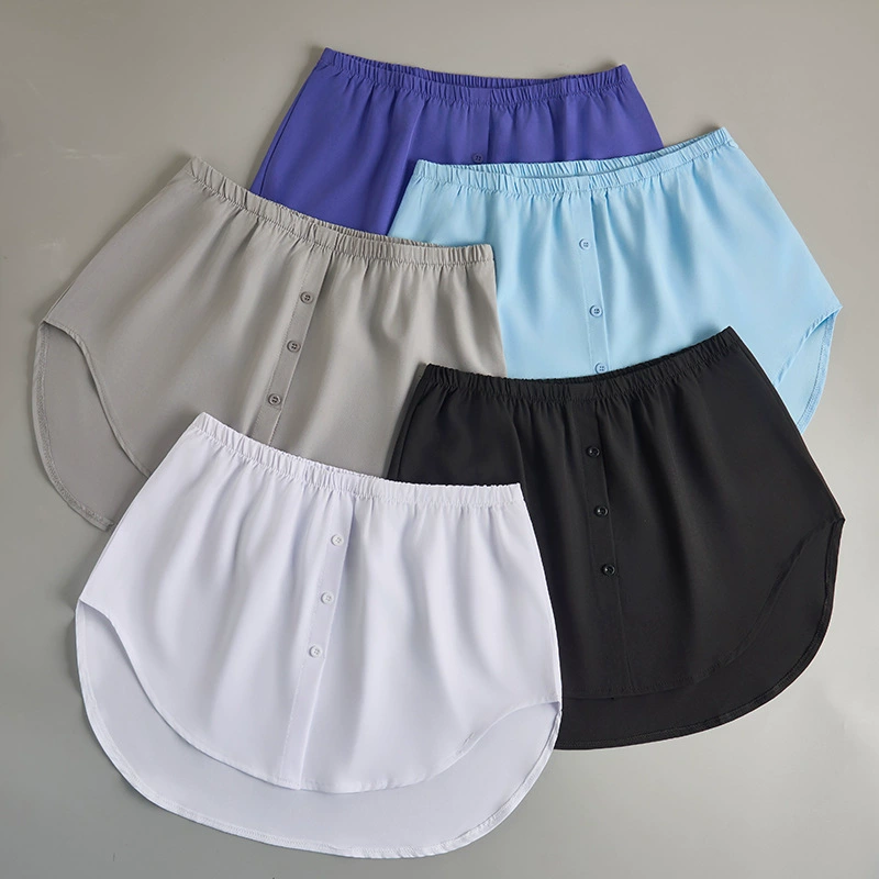 Универсальная толстовка с имитацией под юбку, повседневная базовая юбка, женская короткая юбка, имитация подола юбки, готово к оптовой продаже.